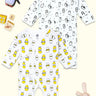 Jabla Style Infant Romper Combo of 2-Play with Penguin-Cute like a Chicken