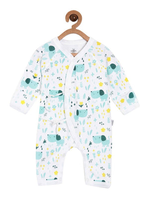 Jabla Style Infant Romper Combo of 2-Puppy in the Garden-Bear in the Garden - ROM-PGBG-PM