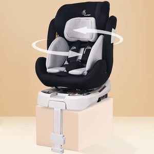Jack N Jill ISOFIX Plus Black Grey Car Seat - Car Seat