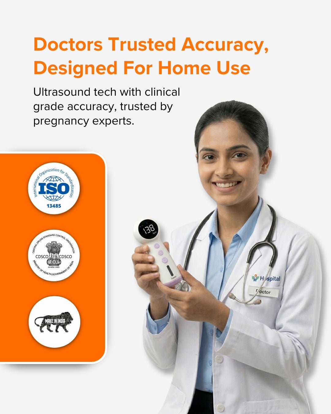 Janitri Keyar Echo Fetal Doppler | The Mom Store - Baby Monitor