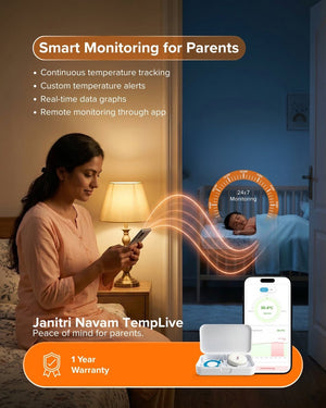 Janitri Navam TempLive Monitor | The Mom Store - Baby Monitor
