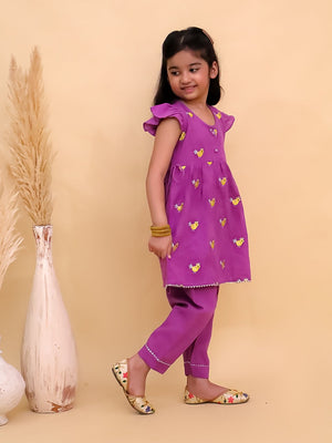 Jhilmil Girls Embroidered Kurta Set - KES - BK - JHMIG - 0 - 6