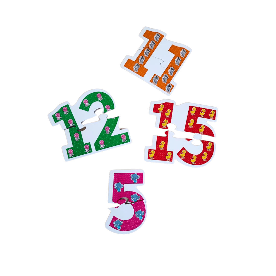 JoGenii 1 - 20 Counting Puzzle - Animal Edition - JK15
