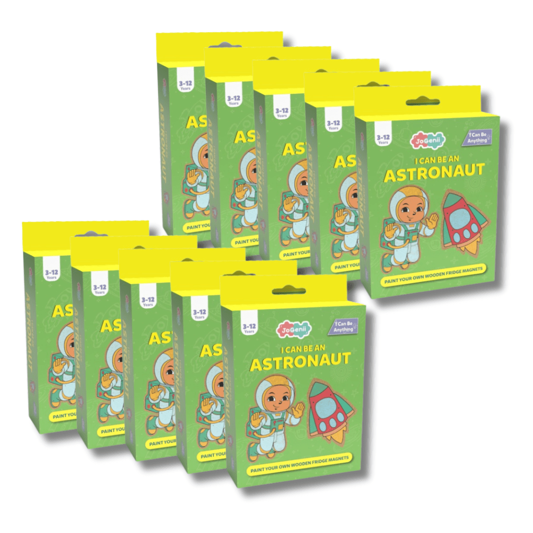 JoGenii I Can Be An Astronaut - JoGenii's Mini DIY Kit| Return Gift, (Pack of 10) - JKCC17