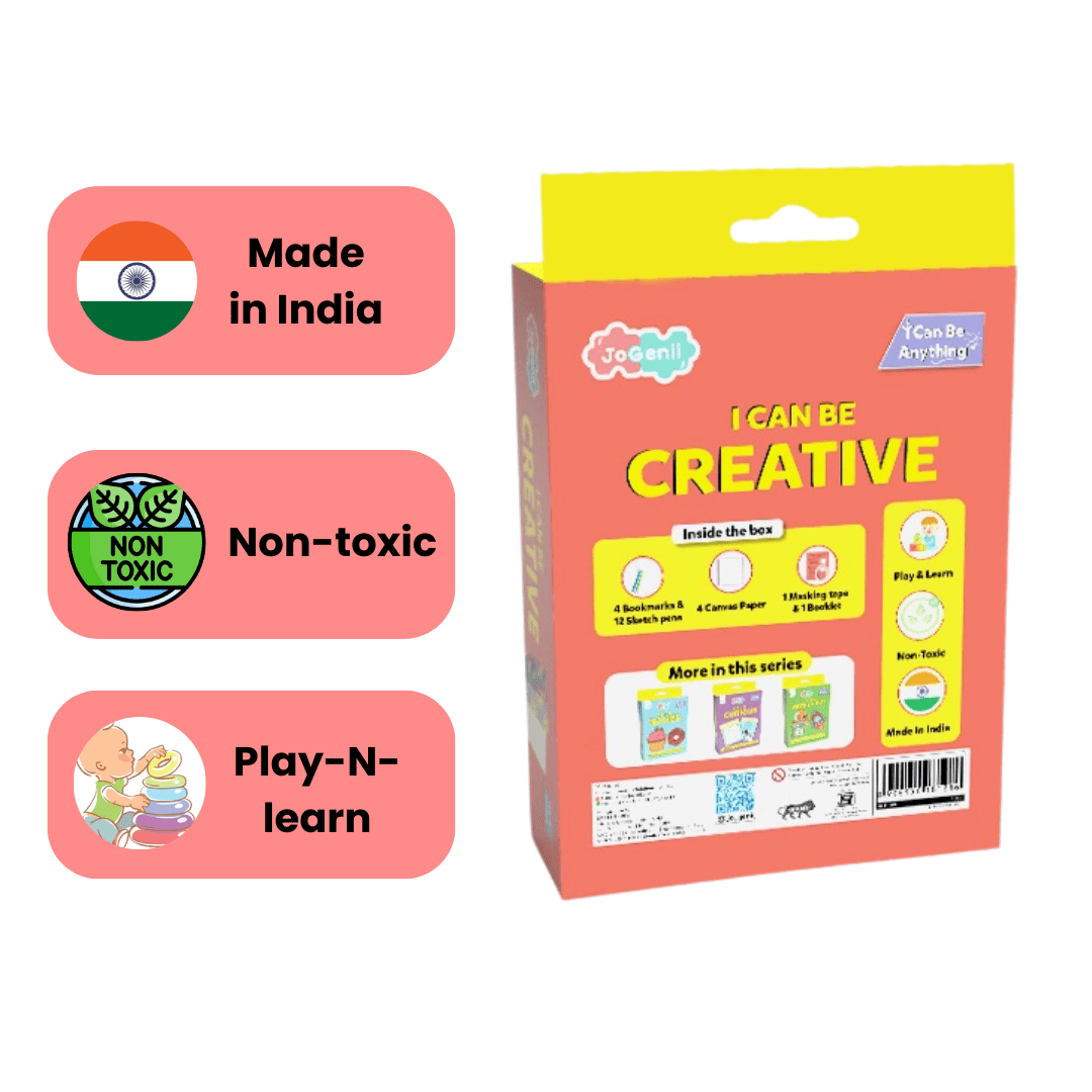 JoGenii I Can Be Creative - JoGenii's Mini DIY Kit| Return Gift, Travel Friendly (Pack of 10) - JKCC18