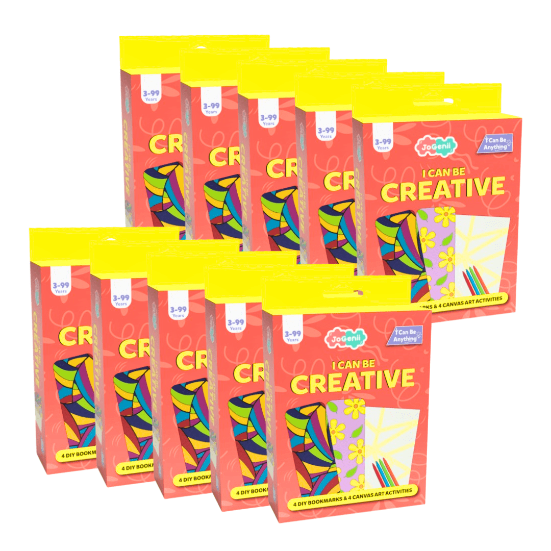 JoGenii I Can Be Creative - JoGenii's Mini DIY Kit| Return Gift, Travel Friendly (Pack of 10) - JKCC18