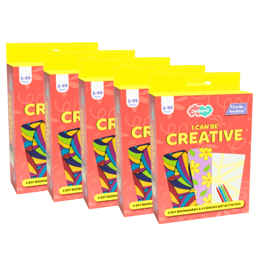 JoGenii I Can Be Creative - JoGenii's Mini DIY Kit |Return Gift, Travel Friendly (Pack of 5) - JKC18