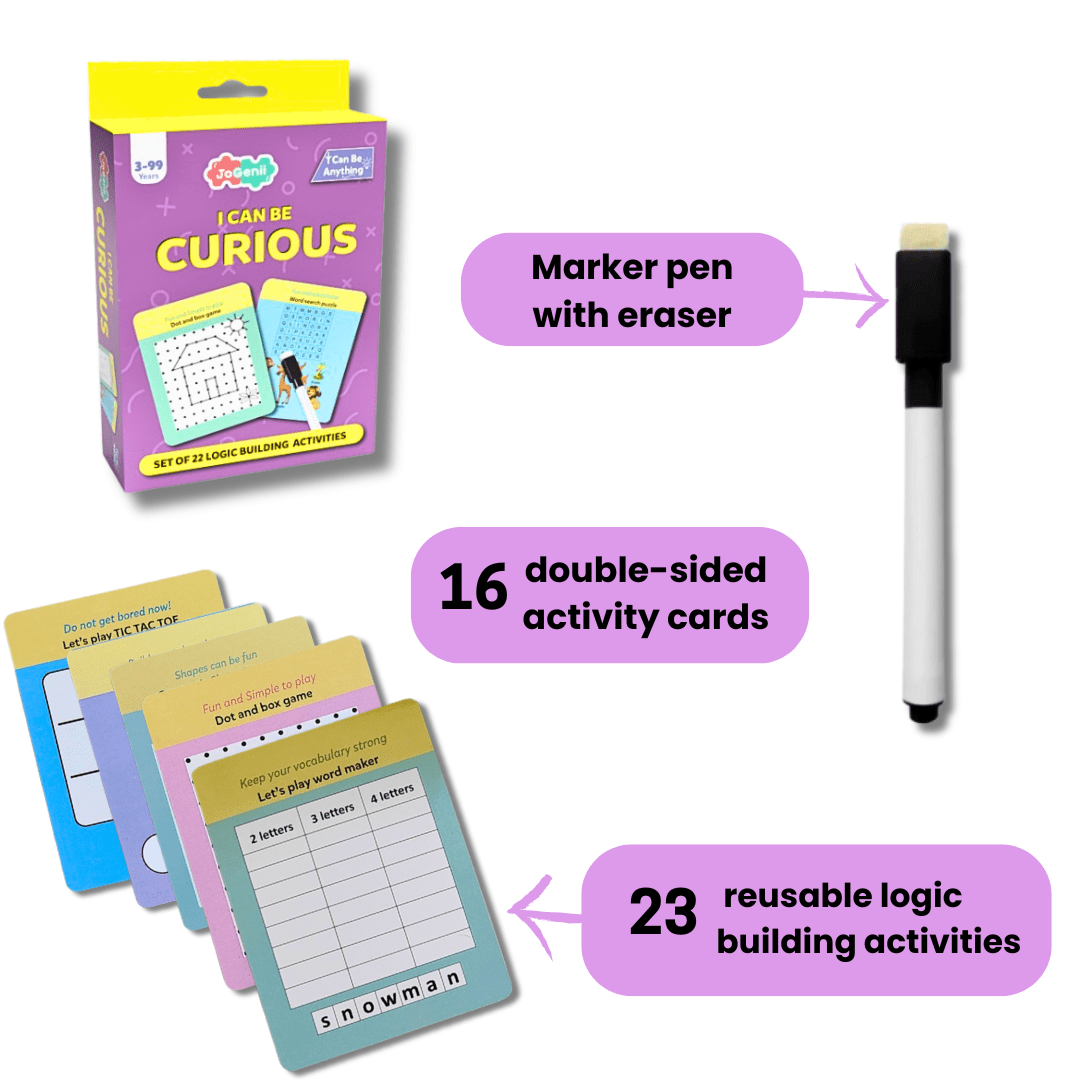 JoGenii I Can Be Curious - JoGenii's Mini DIY Kit | Return Gift ( Pack of 5) - JKC19