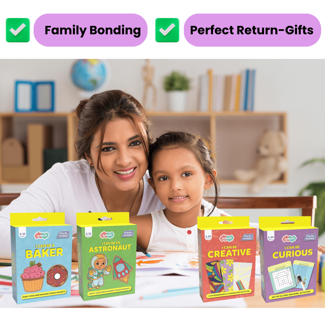 JoGenii I Can Be Curious - JoGenii's Mini DIY Kit | Return Gift ( Pack of 5) - JKC19