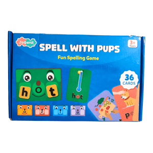 JoGenii Spell with Pups - Fun way to learn 3 letter CVC words Phonics - JK002
