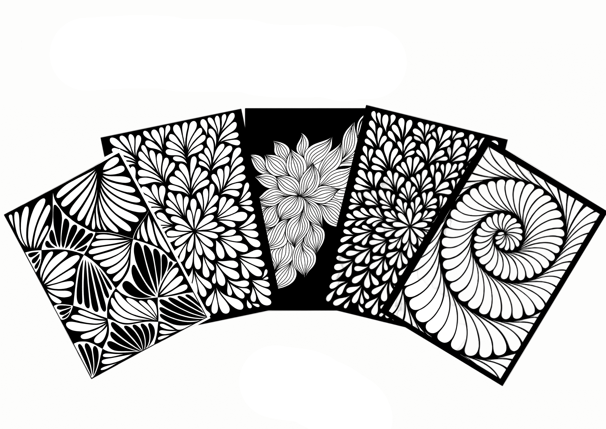 JoGenii Zentangle Doodle Poster Coloring Kit - Art & Craft
