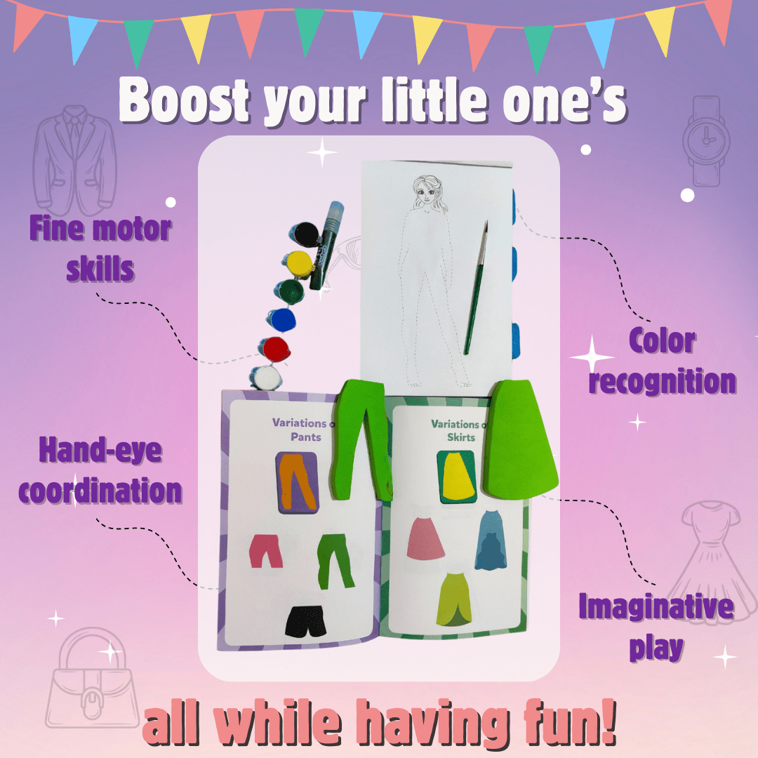 JoGenii's I Can Be a Fashion Designer DIY Kit | Best gift got young Fashionistas | Perfect Gift - JK21