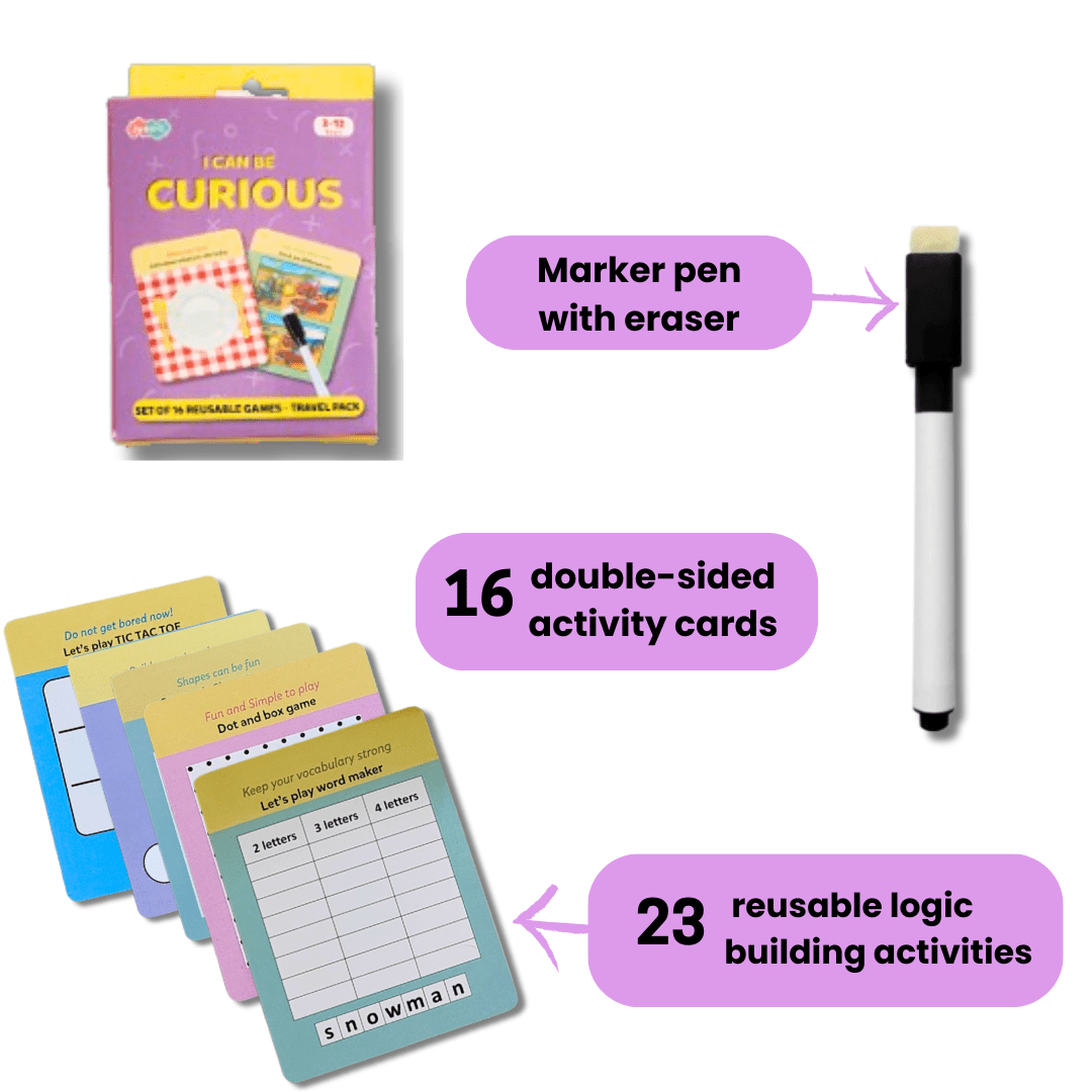 JoGenii's I Can Be Curious Mini DIY Kit | Ages 3 - 99 | Return Gift, Travel Friendly - JK19