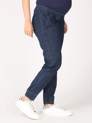Jogger Style Maternity Denims with Belly Support - MDD-JGSTY-S