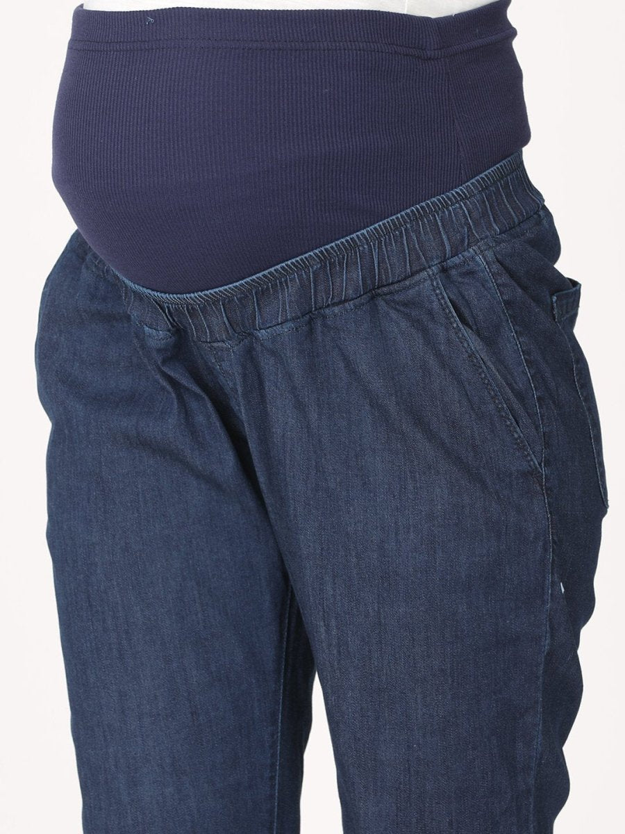 Jogger Style Maternity Denims with Belly Support - MDD-JGSTY-S