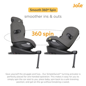 Joie Baby Car Seat I - Spin 360 Shell Grey Birth+ to 18 Kg - C1801KACYC000