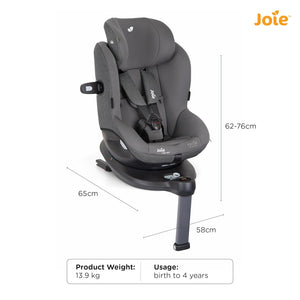 Joie Baby Car Seat I - Spin 360 Shell Grey Birth+ to 18 Kg - C1801KACYC000