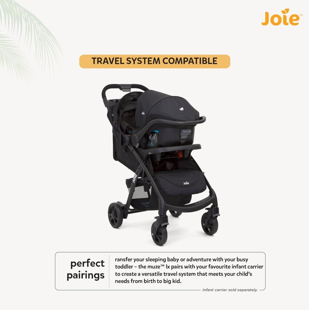 Baby Stroller- Muze LX W/ FM Cranberry - S1035GDCNB000