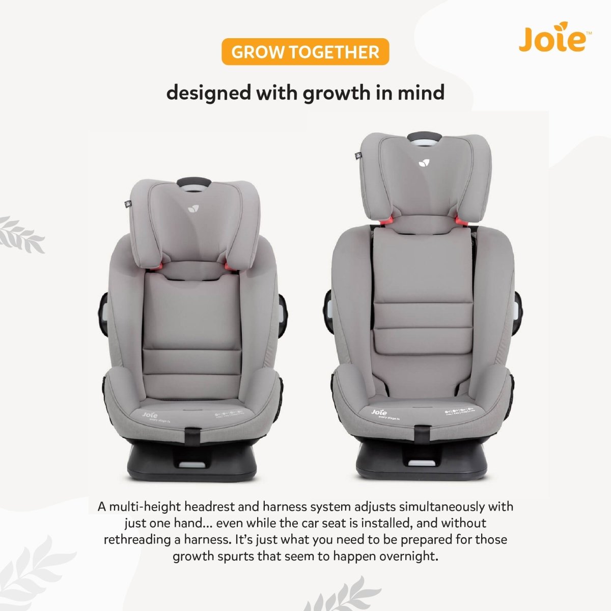 Joie Every Stage fx Car seat Grey Flannel - C1602ADGFL000