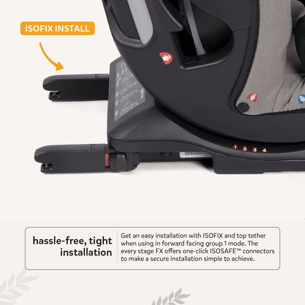 Joie Every Stage fx Car seat Grey Flannel - C1602ADGFL000