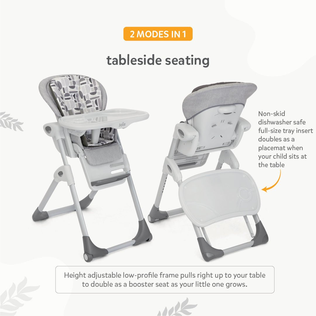Joie High Chair Mimzy Recline Logan Birth+ to 15 Kgs - H1013EALGN000