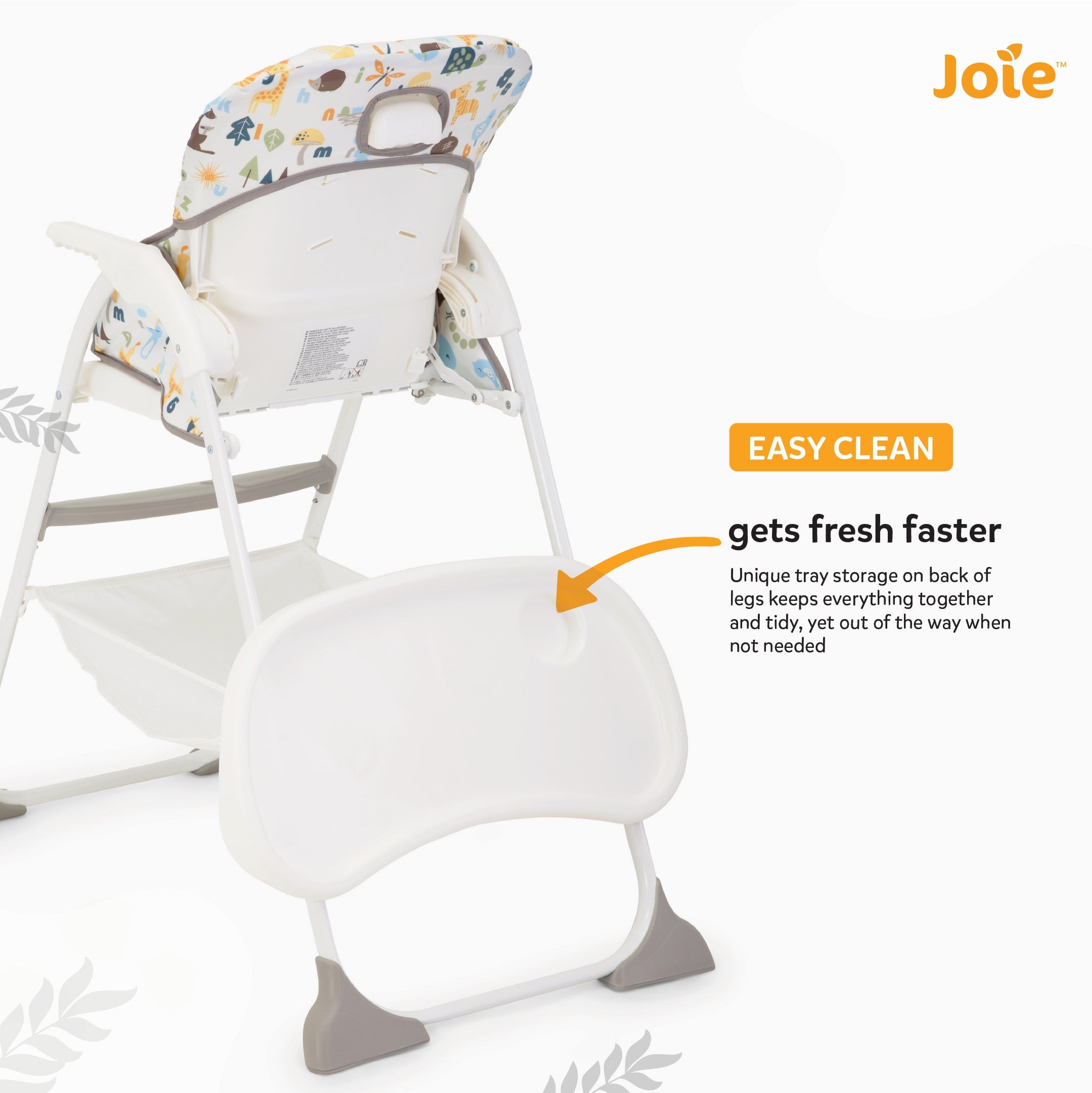 Joie High Chair Mimzy Snacker Alphabet 6M to 15 kg - H1127BAABC000