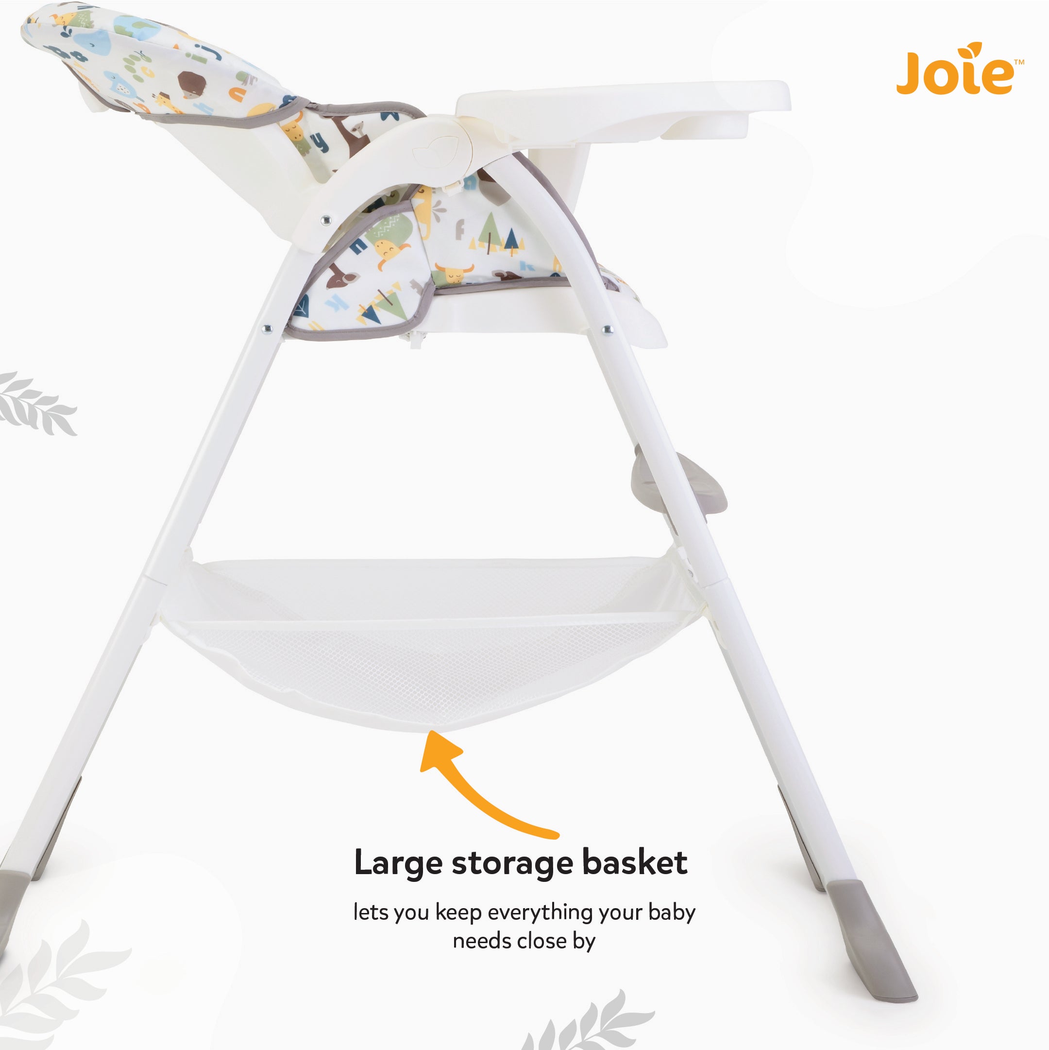 Joie High Chair Mimzy Snacker Alphabet 6M to 15 kg - H1127BAABC000
