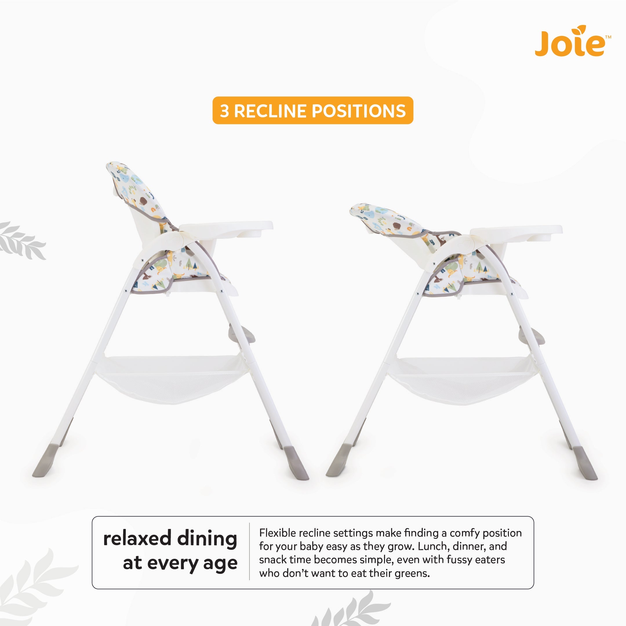 Joie High Chair Mimzy Snacker Alphabet 6M to 15 kg - H1127BAABC000