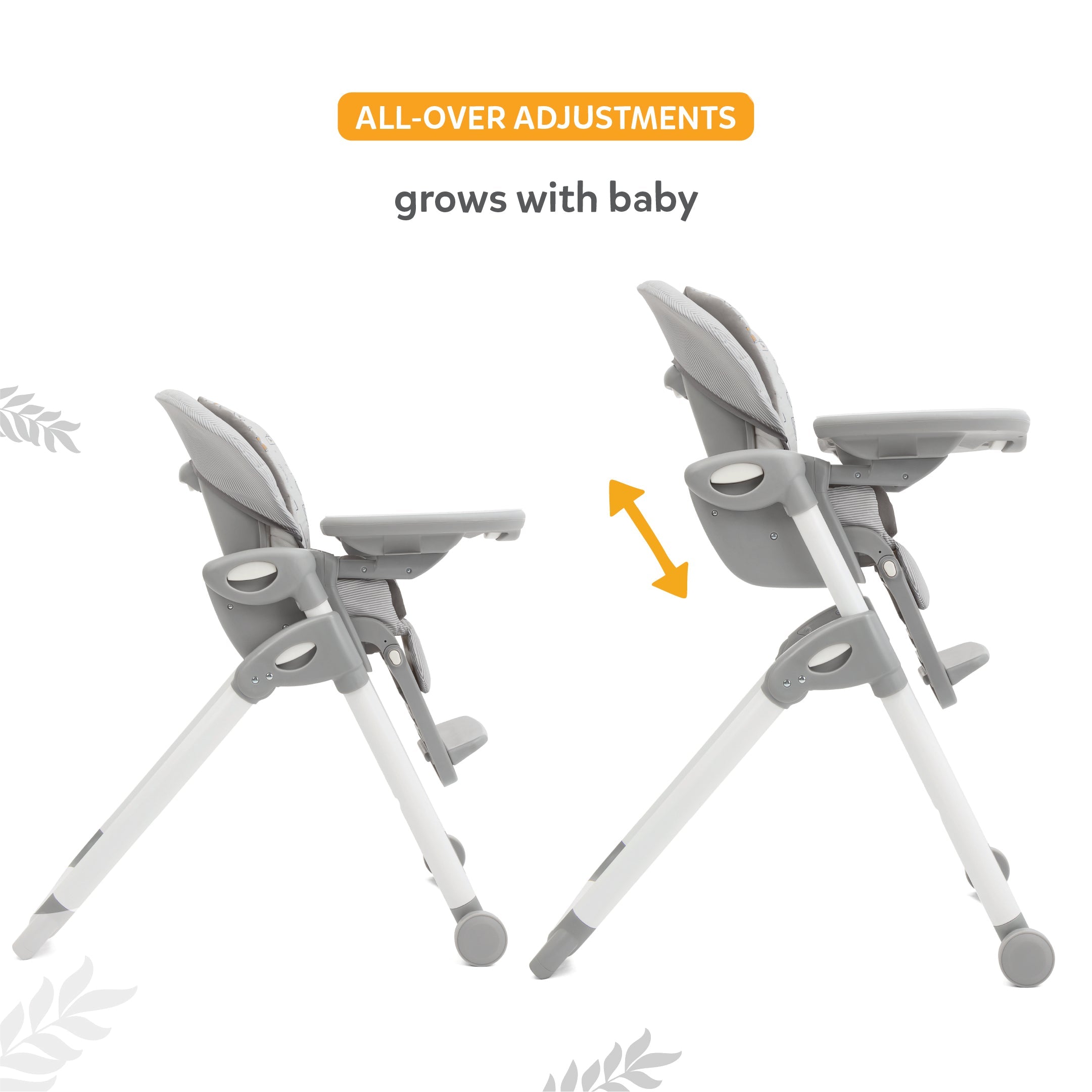 Joie High Chair Mimzy Snacker Portrait 6M to 15 kg - H1127BAPOR000