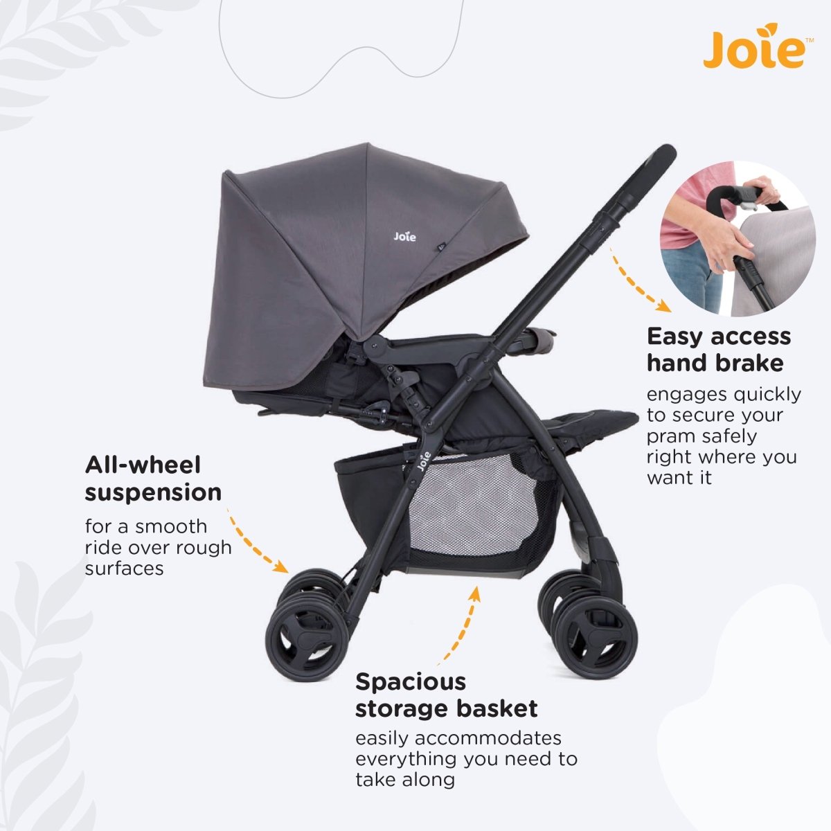 Joie Mirus Stroller- Ember - S1703ADEMB000