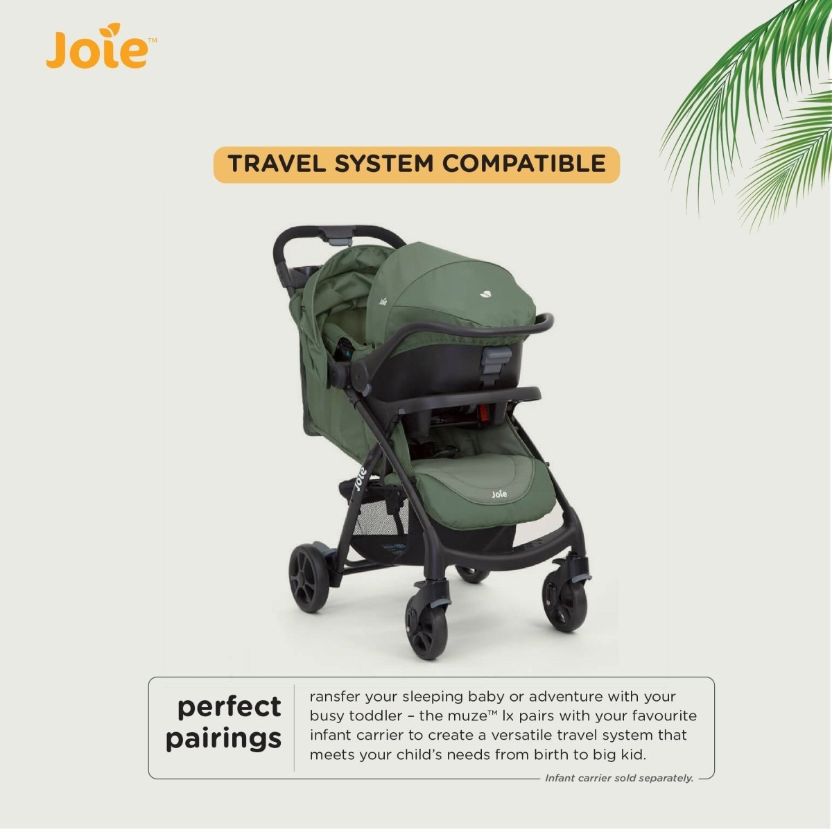 Joie Muze Lx Stroller Laurel - S1035GDLRL000