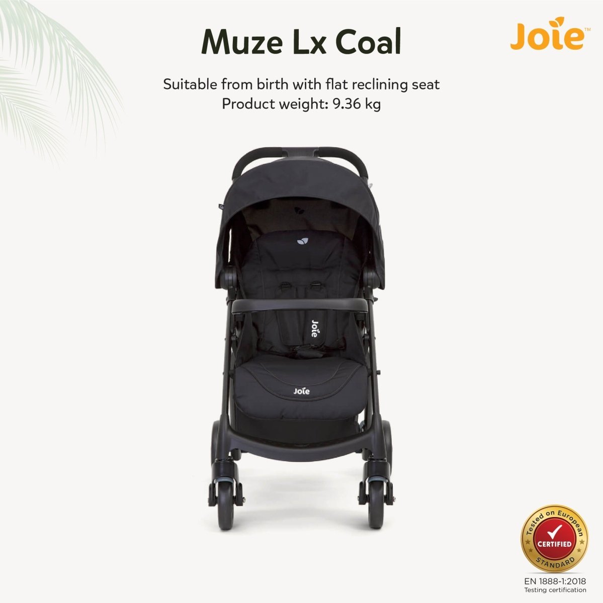 Joie Muze Lx Ts W/ Juva Travel System- Coal - T1035ECCOL000
