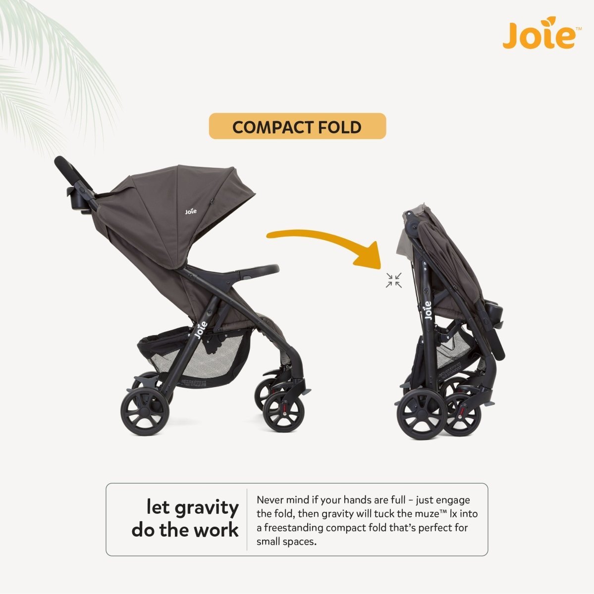 Joie Muze Lx Ts W/ Juva Travel System- Dark Pewter - T1035ECDPW000