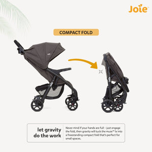Joie Muze Lx Ts W/ Juva Travel System- Dark Pewter - T1035ECDPW000
