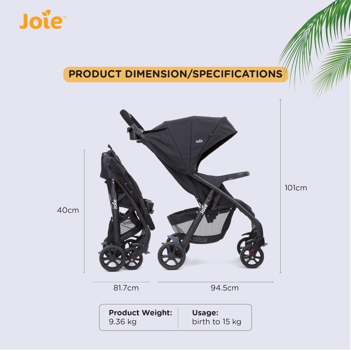 Joie MUZE LX W/ FM - S1035GDCOL000