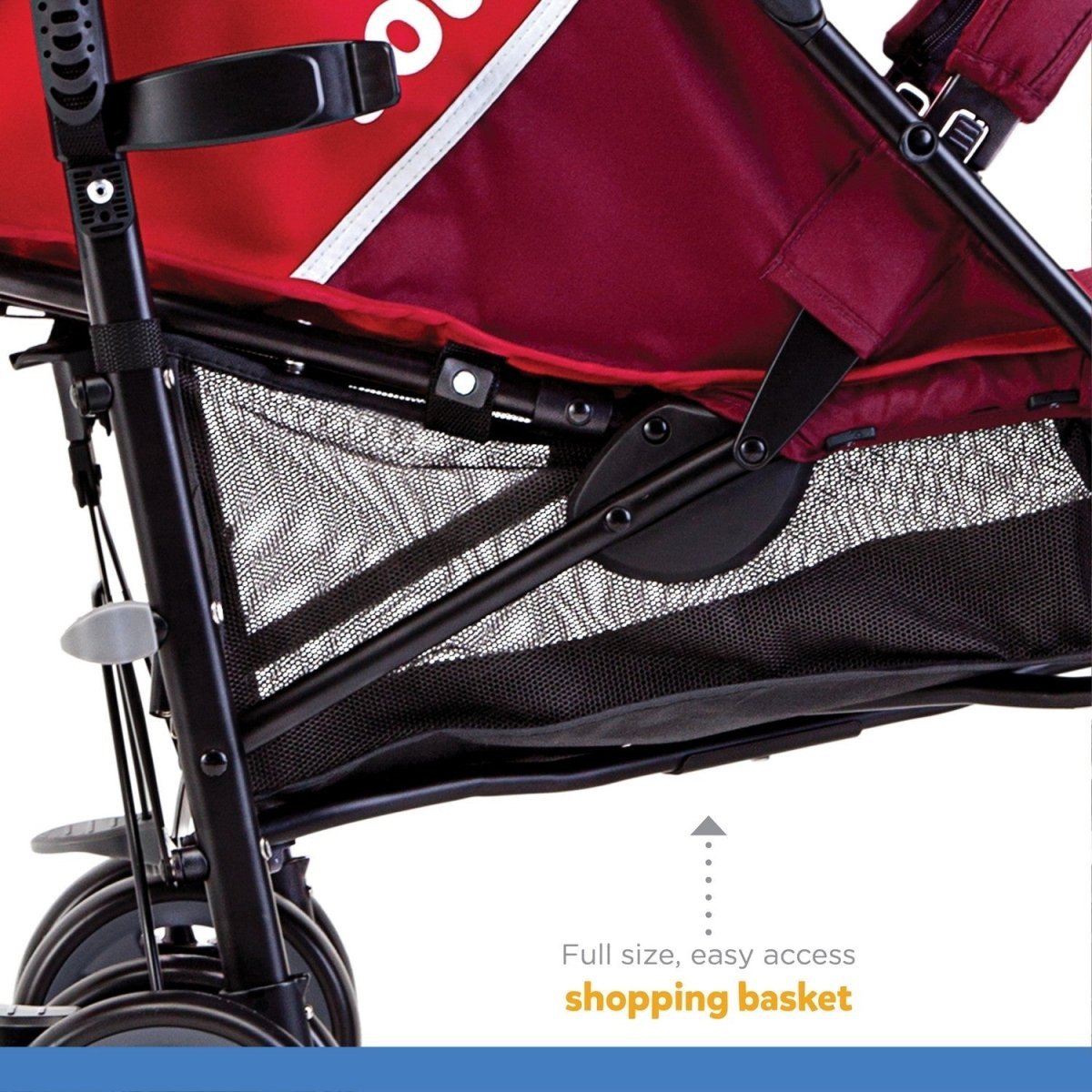 Joie Nitro lx Umbrella Stroller With Flat Reclining Seat- Cherry - S1036BACHR000