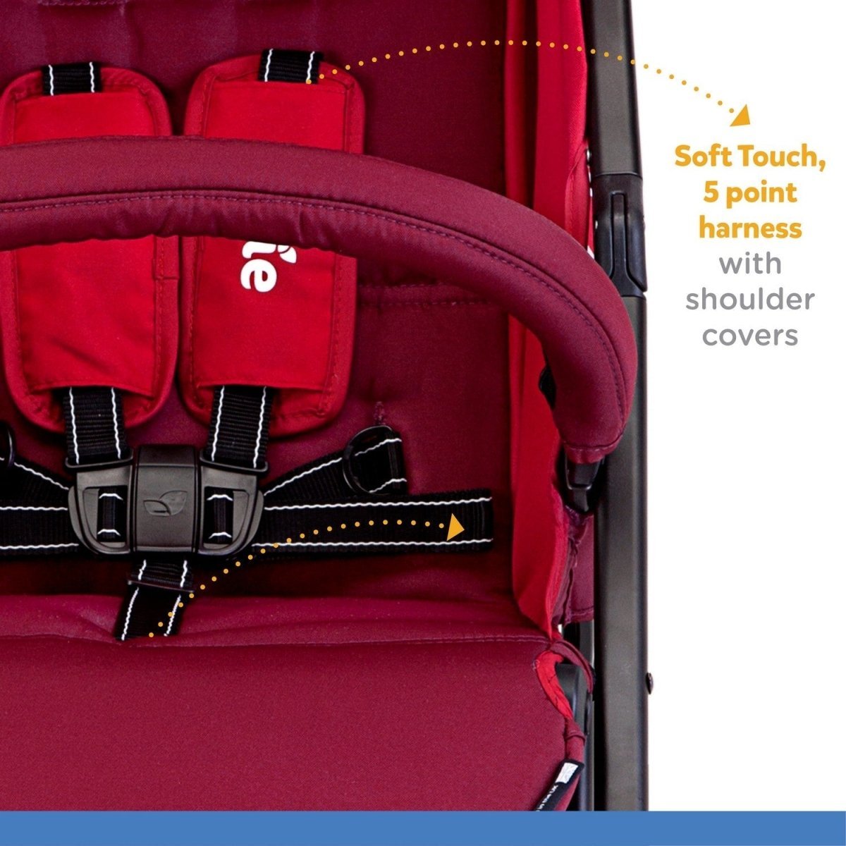 Joie Nitro lx Umbrella Stroller With Flat Reclining Seat- Cherry - S1036BACHR000