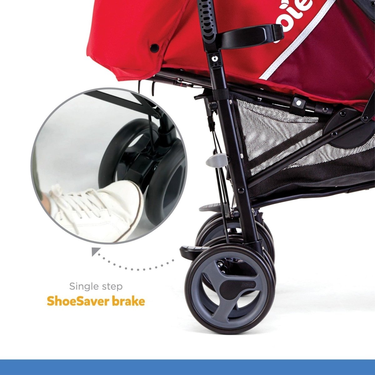 Joie Nitro lx Umbrella Stroller With Flat Reclining Seat- Cherry - S1036BACHR000