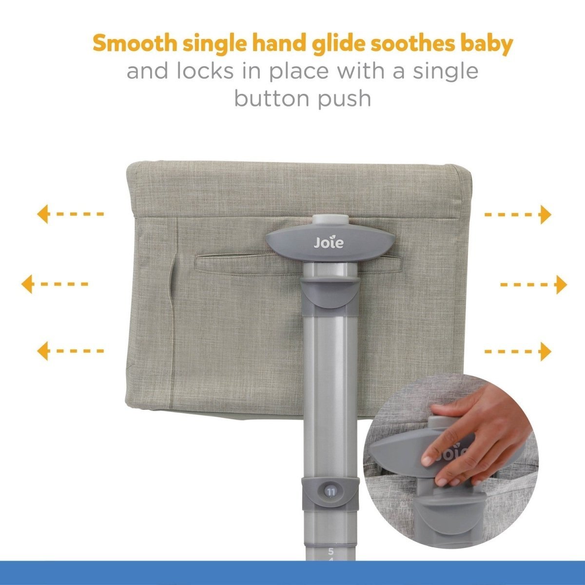 Joie Roomie Glide Almond Playard - P1814AAALM000