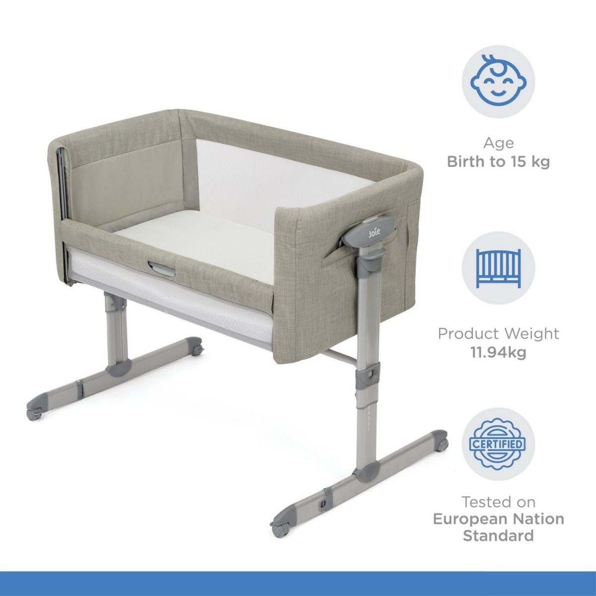 Joie Roomie Glide Almond Playard - P1814AAALM000