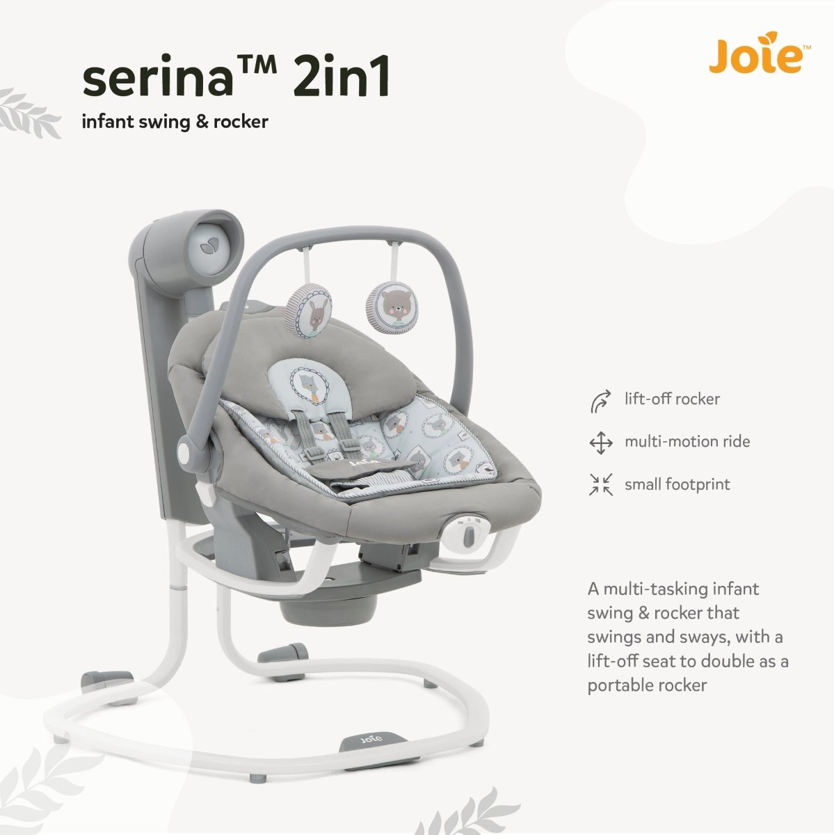 Joie Serina 2 In 1 Portrait Swing - W1306ABPOR000