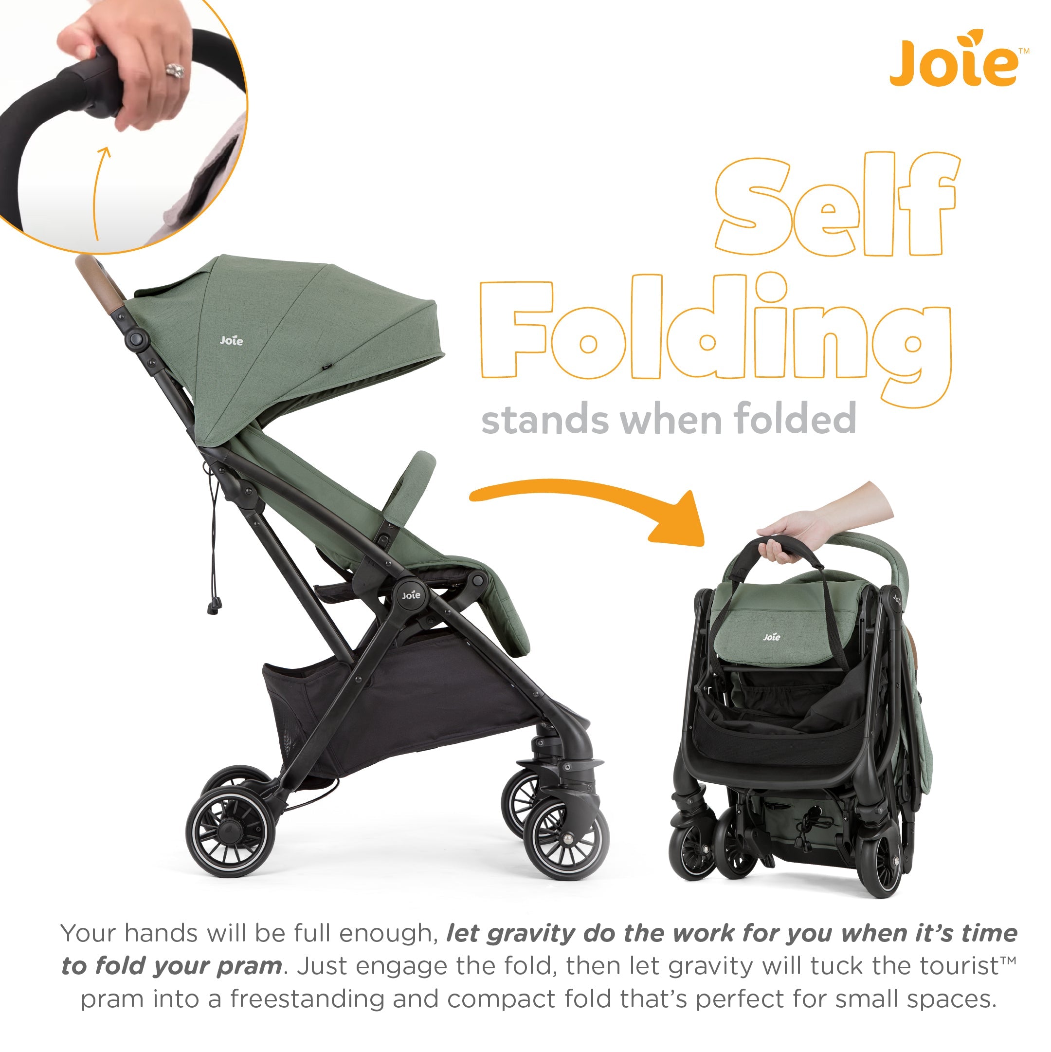 Joie Stroller Tourist Laurel Birth+ to 15 kg - S1706DCLRL000