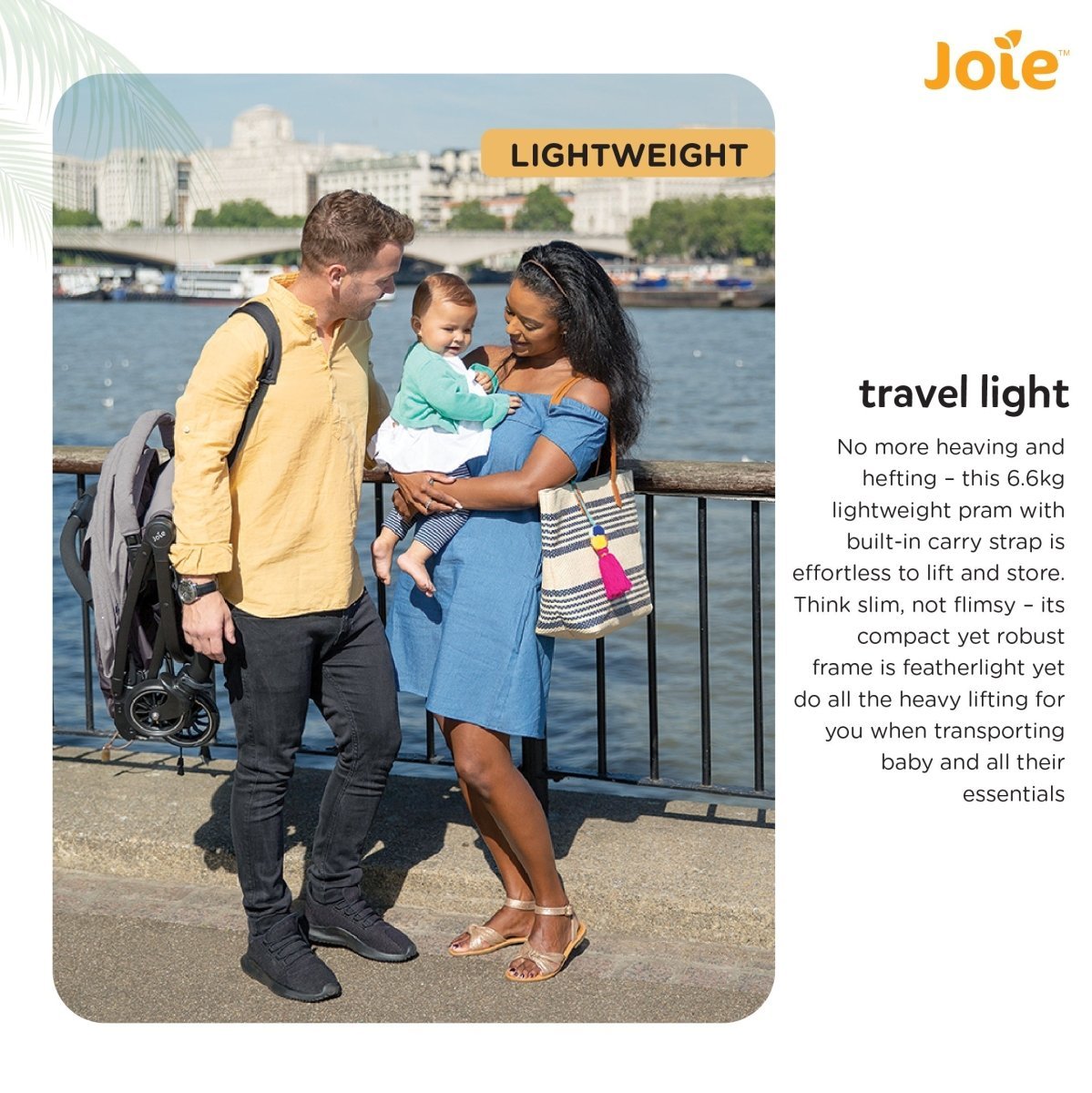 Joie Tourist W Rc & Adpt & Tb Shale - S1706DCSHA000