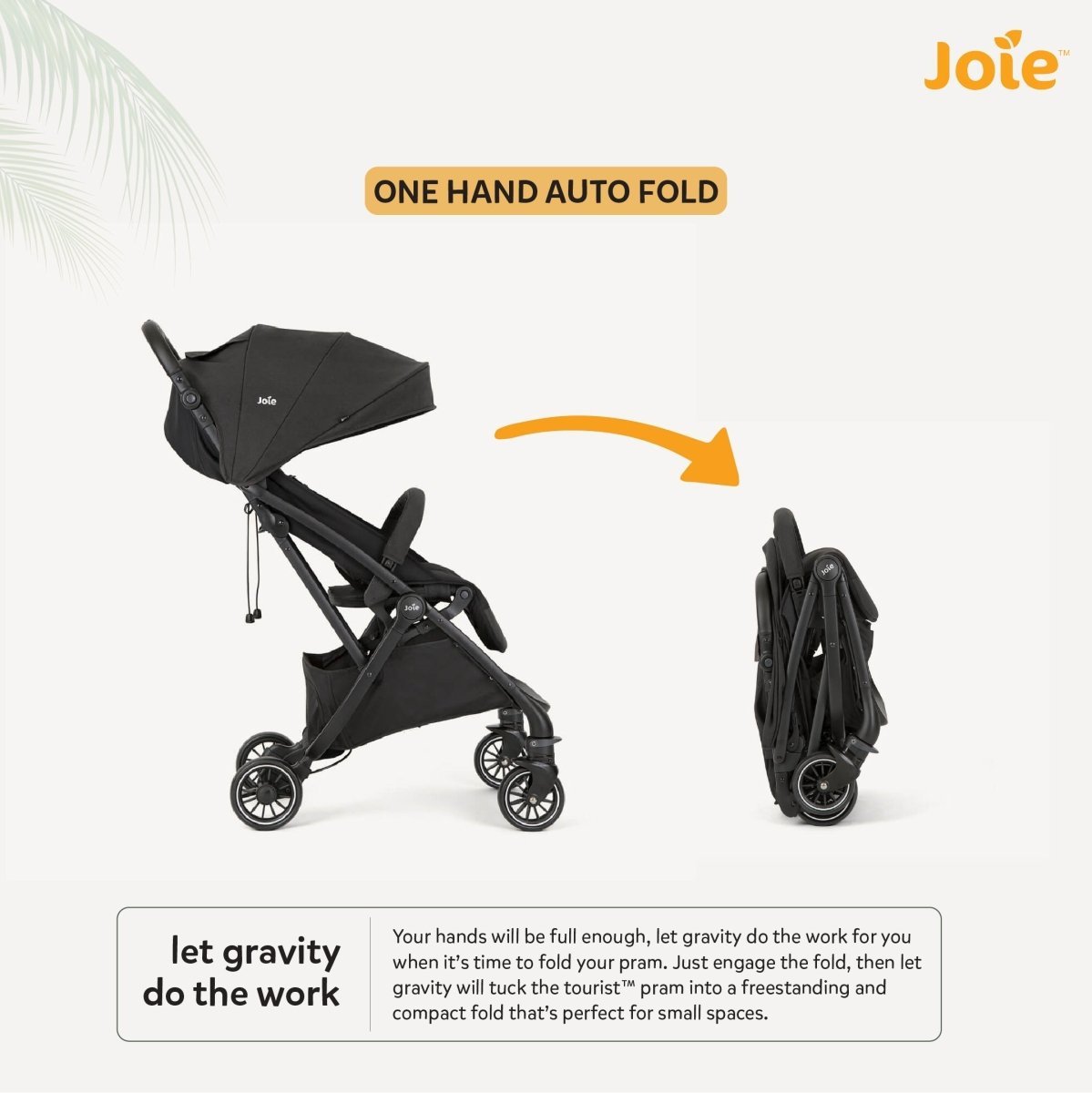 Joie Tourist W Rc & Adpt & Tb Shale - S1706DCSHA000