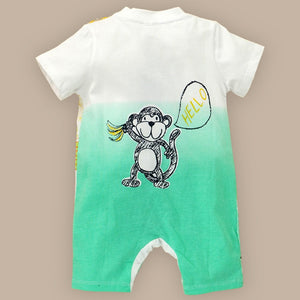 Jungle Party Print Romper, 1 - 2 years Unisex Kids Wear - Kids Clothing
