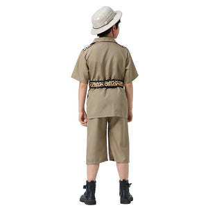 Jungle Safari Adventurer theme Kids Halloween Costume Fancy Dress Up - 4 - 6 Years Halloween