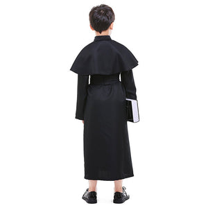 Junior Priest , Kids Halloween Costume Fancy Dress Up - 7 - 9 Years Halloween