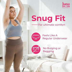 Juno Mom Maternity Disposable Panties for Postpartum Use (XL, Pack of 14) - Postpartum Accessories