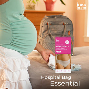 Juno Mom Maternity Disposable Panties for Postpartum Use (XL, Pack of 14) - Postpartum Accessories