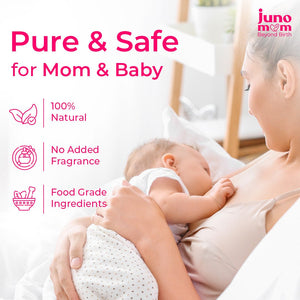 Juno Mom Natural Nipple Butter for New Moms | Fast - Absorbing Moisturizer - JM_01NB